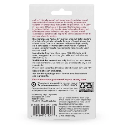 Fungal Nail Renewal Treatment - 0.34 Fl Oz - Up & Up™ 3 Fungal Nail Renewal Treatment - 0.34 Fl Oz - Up & Up™