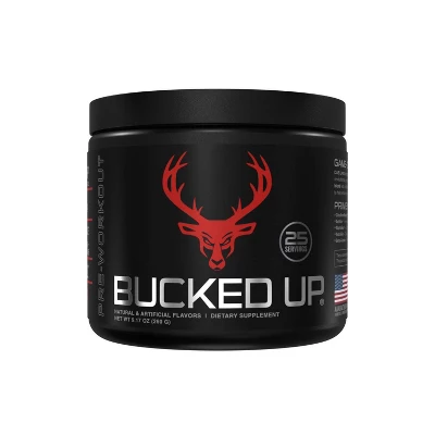 Bucked Up Pre-Workout Supplement Powder - Red Raz - 9.35oz 7 Bucked Up Pre-Workout Supplement Powder - Red Raz - 9.35oz - Image 5