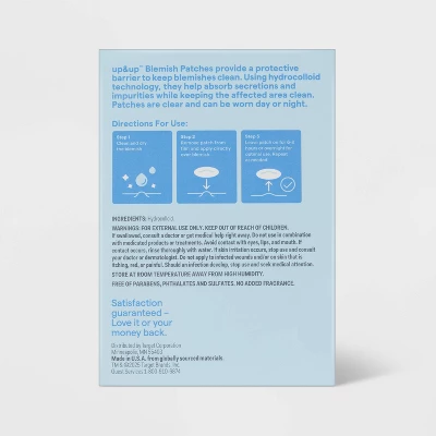 Up & Up Translucent Hydrocolloid Patches - 24ct - Up&up™ 4 Up & Up Translucent Hydrocolloid Patches - 24ct - Up&up™ - Image 2