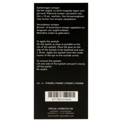 Make-Up Studio Amsterdam Eyelashes 22 - False Eyelashes - 1 Pair 7 Make-Up Studio Amsterdam Eyelashes 22 - False Eyelashes - 1 Pair - Image 5