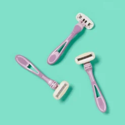 Up & Up Moisturizing Halo Women's 5-Blade Disposable Body Razors - 3ct - Up&up™