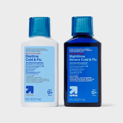 Up & Up Maximum Strength Daytime & Nighttime Severe Cold & Flu Relief Liquid - 2pk/12 Fl Oz - Up&up™ 5 Up & Up Maximum Strength Daytime & Nighttime Severe Cold & Flu Relief Liquid - 2pk/12 Fl Oz - Up&up™ - Image 3