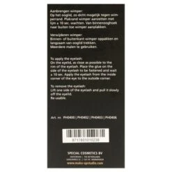 Make-Up Studio Amsterdam Eyelashes 1 - False Eyelashes - 1 Pair -Care Wellness Store GUEST 6fe0818f 10fc 4ba6 95ce f71e63b2e323