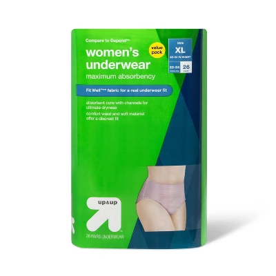 Incontinence Underwear For Women - Unscented - Maximum Absorbency - Up & Up™ 13 Incontinence Underwear For Women - Unscented - Maximum Absorbency - Up & Up™ - Image 11