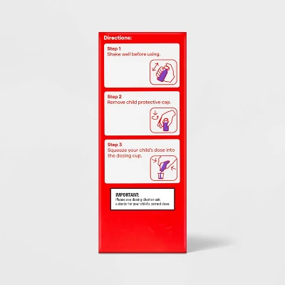 Up & Up Children's Acetaminophen Pain Reliever & Fever Reducer Liquid - Grape - 4oz - Up&up™ 6 Up & Up Children's Acetaminophen Pain Reliever & Fever Reducer Liquid - Grape - 4oz - Up&up™ - Image 4