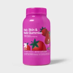Up & Up Hair, Skin, & Nail Supplement Gummies - Strawberry - 120ct - Up&up™ 11 Up & Up Hair, Skin, & Nail Supplement Gummies - Strawberry - 120ct - Up&up™ -Care Wellness Store GUEST 9ab4b2e6 b23e 4525 b3d4 34f36c6a8ff4