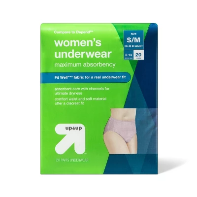 Incontinence Underwear For Women - Unscented - Maximum Absorbency - Up & Up™ 9 Incontinence Underwear For Women - Unscented - Maximum Absorbency - Up & Up™ - Image 7