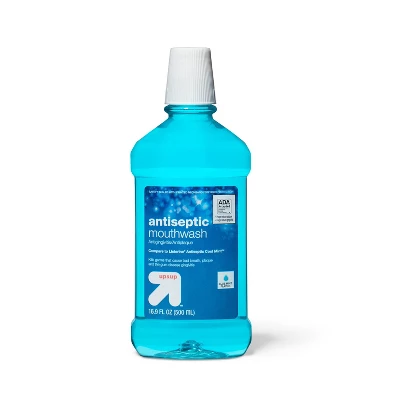 Up & Up Antiseptic Blue Mint Mouthwash - Up&up™ 5 Up & Up Antiseptic Blue Mint Mouthwash - Up&up™ - Image 3