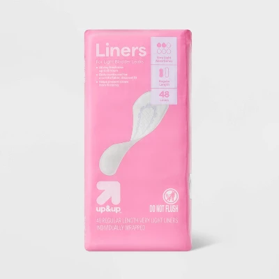 Up & Up Panty Liners - Very Light Absorbency - Regular - 48ct - Up&up™ 5 Up & Up Panty Liners - Very Light Absorbency - Regular - 48ct - Up&up™ - Image 3