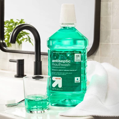 Up & Up Antiseptic Green Mint Mouth Wash - 50.7 Fl Oz/2pk - Up&up™ 3 Up & Up Antiseptic Green Mint Mouth Wash - 50.7 Fl Oz/2pk - Up&up™