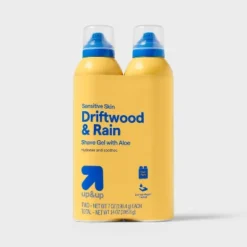 Up & Up Men's Sensitive Skin Shave Gel With Aloe - Driftwood & Rain -Care Wellness Store GUEST ced7cb43 8453 4a0e 8fd6 f224eb4e1255