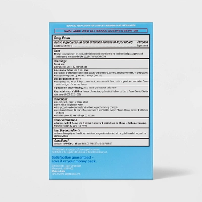 Up & Up Mucus Relief Extended Release Tablets - 20ct - Up&up™ 4 Up & Up Mucus Relief Extended Release Tablets - 20ct - Up&up™ - Image 2