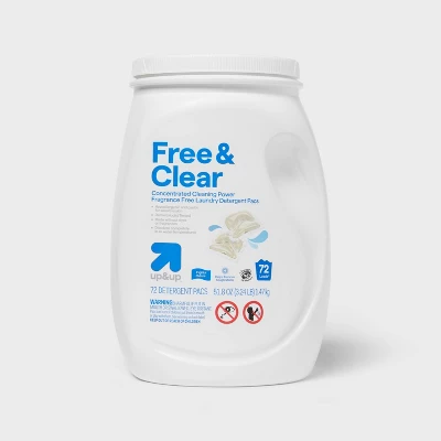 Up & Up Laundry Detergent Packs - Free & Clear - Up&up™ 6 Up & Up Laundry Detergent Packs - Free & Clear - Up&up™ - Image 4