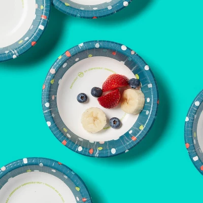 Up & Up Dots Paper Bowl - 12oz/40ct - Up&up™ 3 Up & Up Dots Paper Bowl - 12oz/40ct - Up&up™